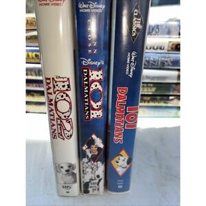 Disney 101 & 102 Dalmatians VHS Movies (Lot Of 3)